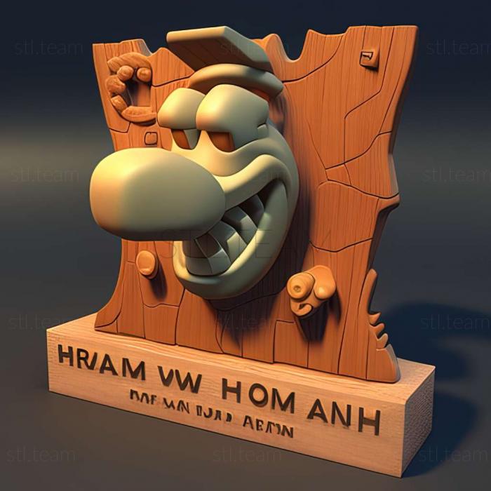 3D model Rayman 3 Hoodlum Havoc game (STL)